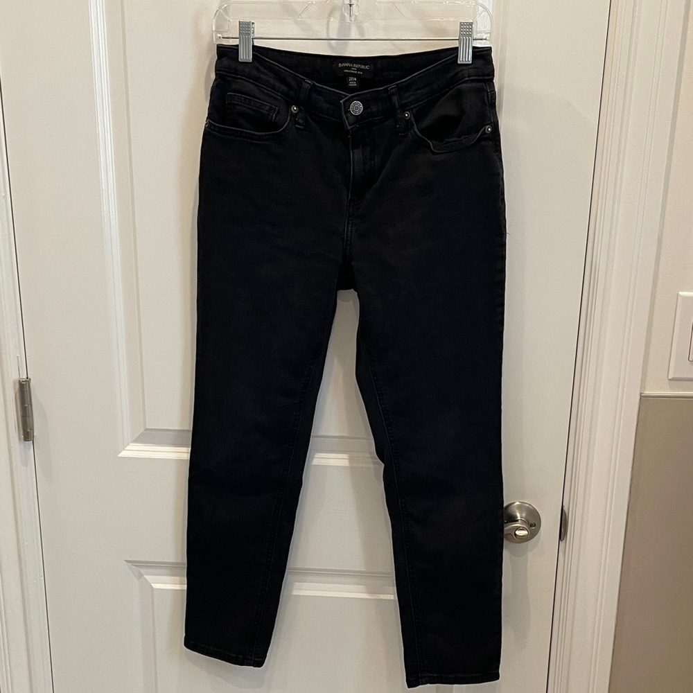 Banana Republic black Girlfriend Jeans